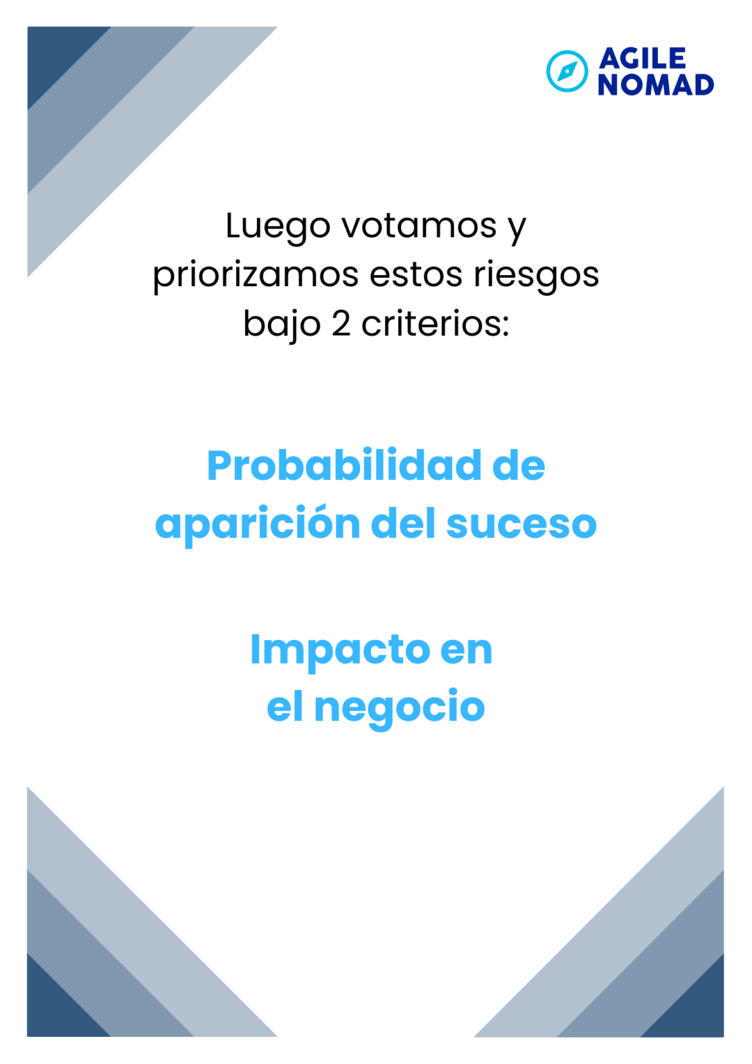 Matriz ROAM Agile Nomad Cursos Valencia